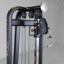 Adjustable handle and pulleys