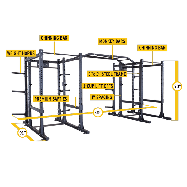 Extended Double Power Rack Package|