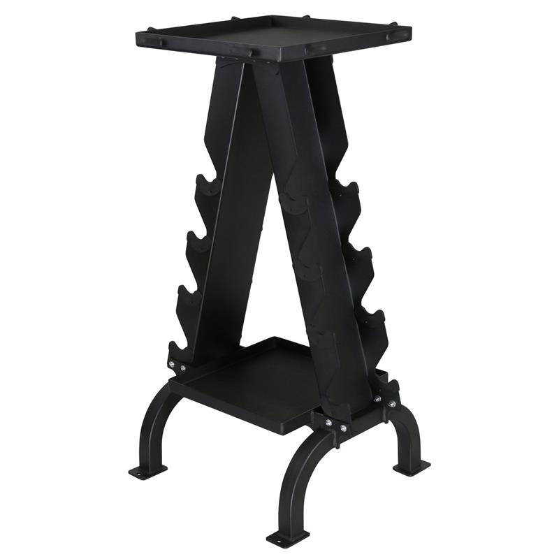 Black Accessory Rack|Rack Loaded with Optional Cable Attachments