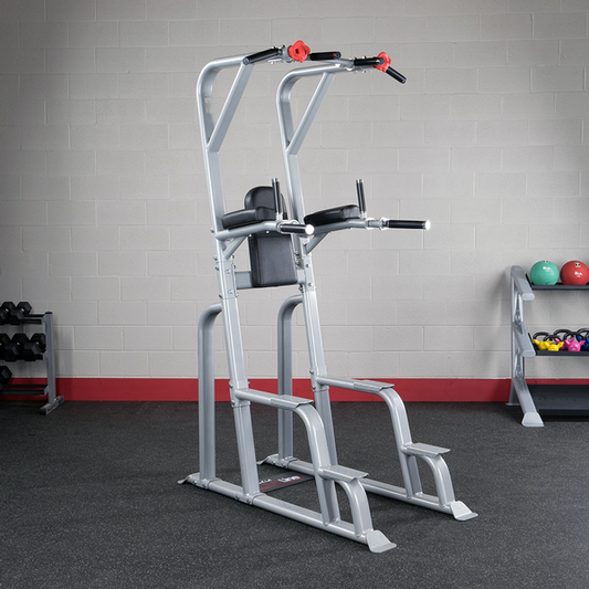 Vertical Knee Raise, Dip, Pull Up |