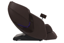 Soltice massage chair shown in color brown right side view