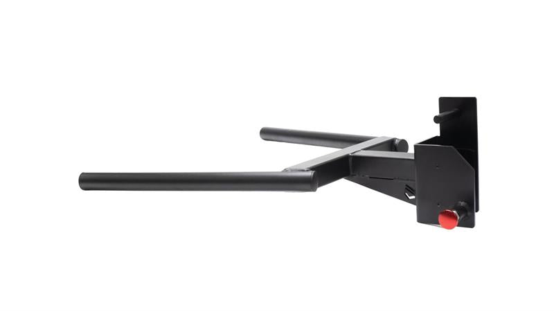 Flat Foot Power Rack Front|In use squat|In use resting|side view with spotter bars|Dip Bar Attachment|Spotter Arms
