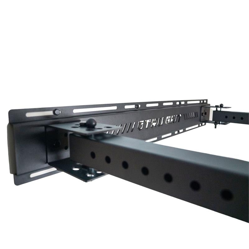 Foldable Power Rack|Folded Position|In Use|Upright Detail|J Cups