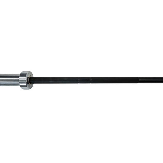 Bar sleeve|Bar knurl|Bar loaded with plates