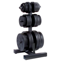 Body-Solid Olympic Weight Tree & Bar Holder|Olympic EZ Load Weight Tree
