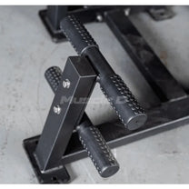 Close up of foot holds