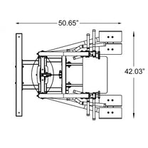 Assisted Chin and Dip Machine|Footprint