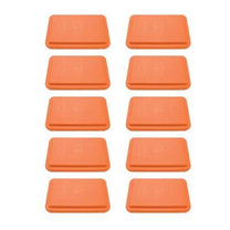 4 inch tall step orange