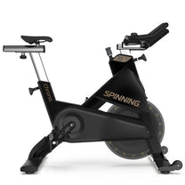 View of bike from the side on white background