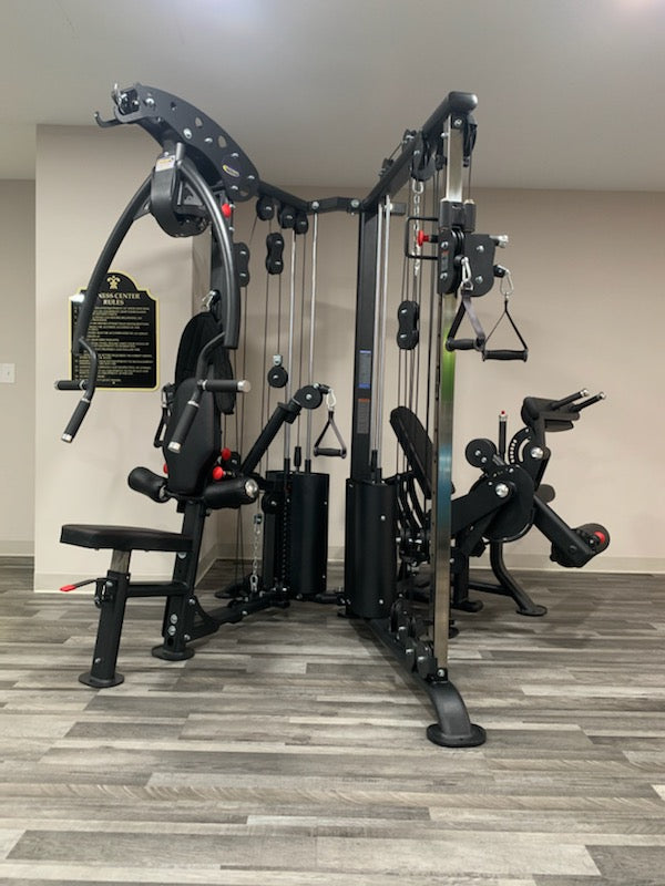 Corner Gym|Front View|Installed Front|Installed Side