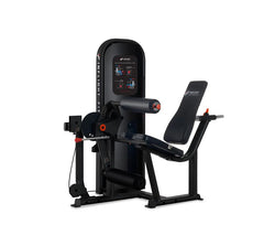 Seated Leg Extension and Curl Machine|Rear View|Footprint