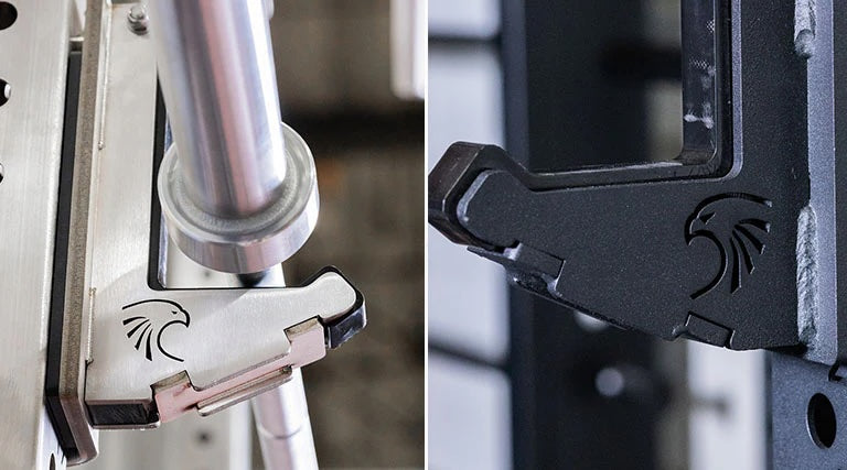 J hooks|Numbering on uprights