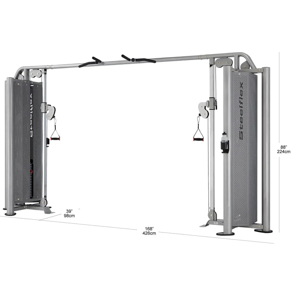 Gym assembled dimensions