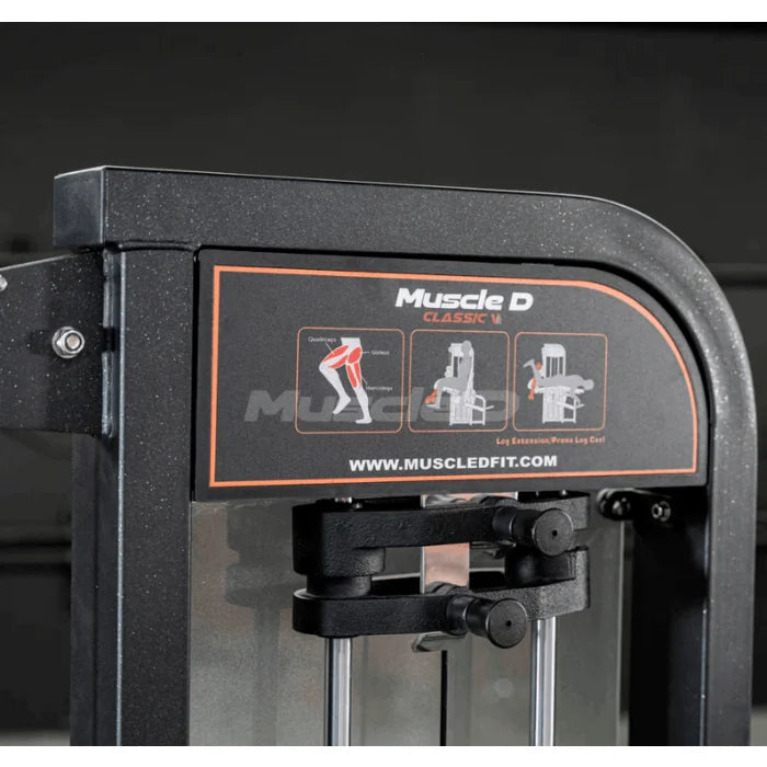 view of exercise placard on machine