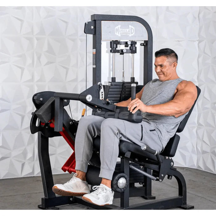 in use by male doing a leg curl