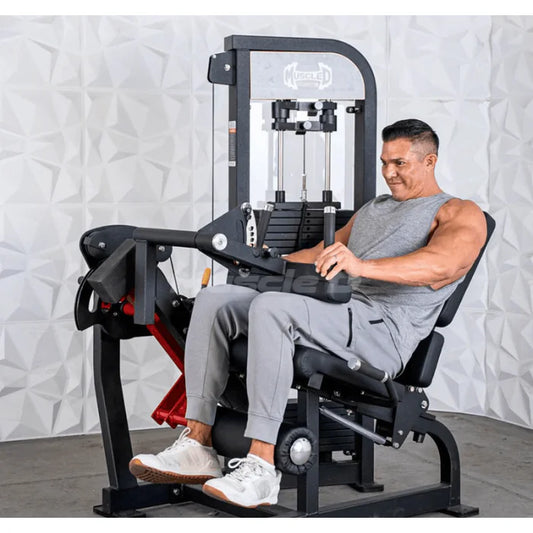 in use by male doing a leg curl