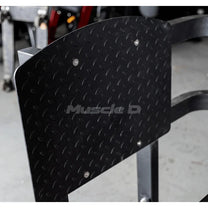 close up of foot plate