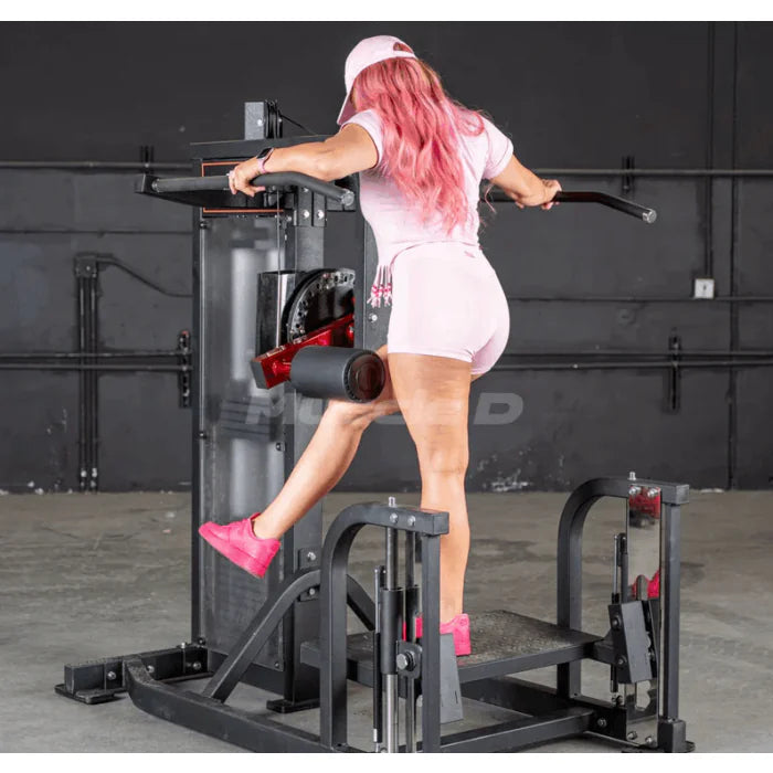 athlete performing adduction exercise