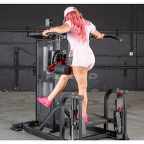 athlete performing adduction exercise