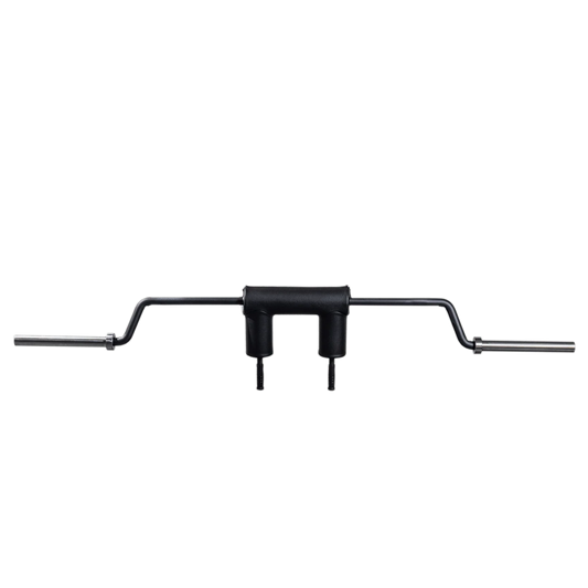 Safety squat bar with vinyl handles