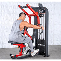 machine in use in start pull position