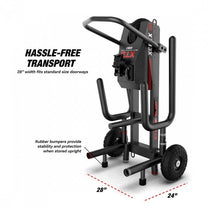 Sled Features|Multifunctional Exercises|Dimensions|Front View|Handle Bars|Included Accessories|Easy Transport|Magnetic Resistance Lever|Console