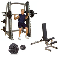 Body-Solid Smith Machine Package
