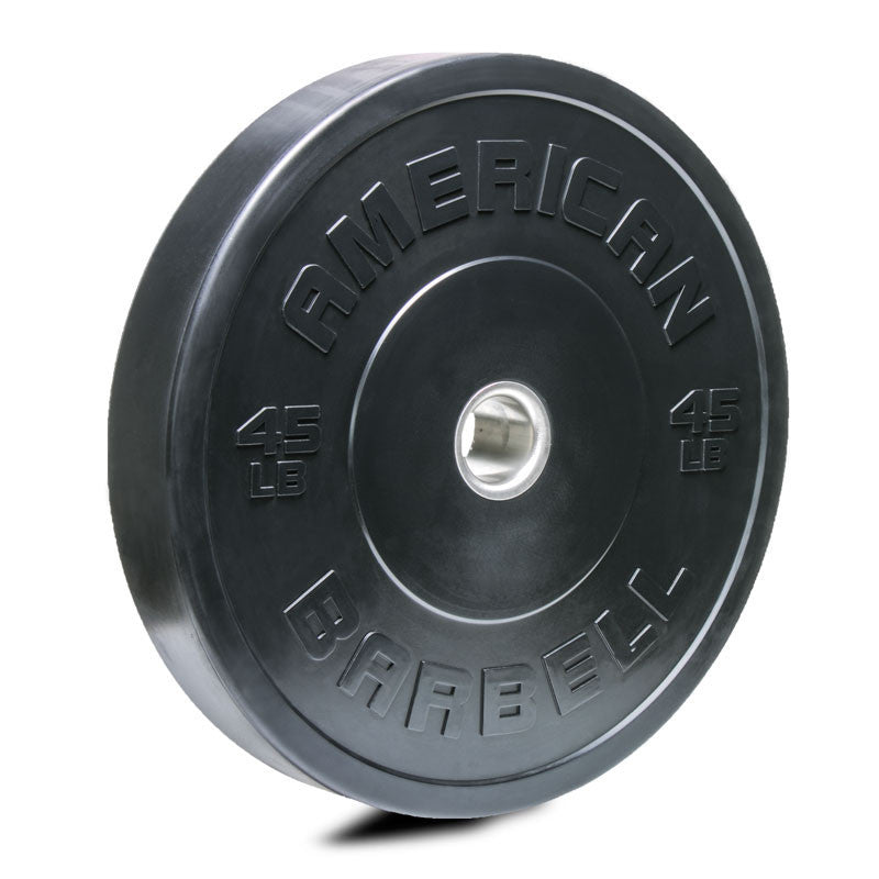 American Barbell Black LB Sport Bumper Plates | American Fitness