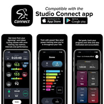 Graphic overview of options Studio Connect app