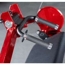 Close up of rubber grip handles