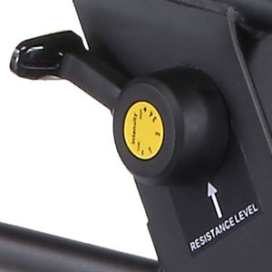 Closeup image of the side accessible tension adjustor knob