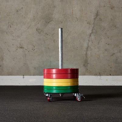 Rolling Bumper Plate Storage