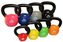 Troy Barbell VTX Vinyl Kettlebell - 30b Black (1 kettlebell)