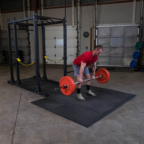 Mat for top power rack